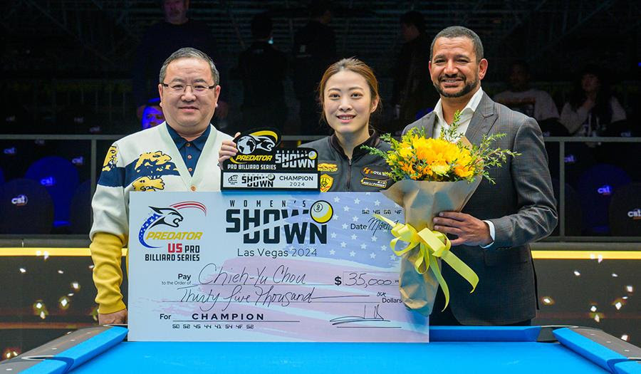 Chieh-Yu Chou Triumphs in Inaugural PBS Women Showdown, Clinching Las Vegas Victory and $100,000 Prize